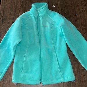 Very warm baby blue Columbia jacket.